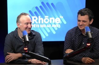 Sébastien Python et Michel Combe dans Good Morning Valais